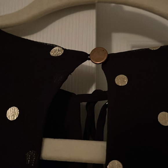 Lovers + Friends Hayley Party Dress in Gold Dot XS - Picture 6 of 13